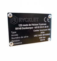 PLAQUE D’IDENTIFICATION